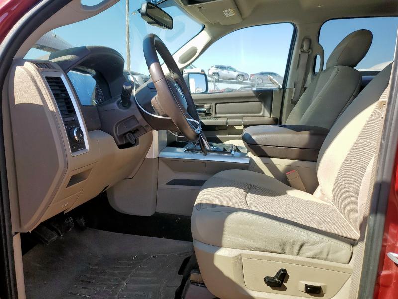 1C6RD7LT7CS327599 - 2012 DODGE RAM 1500 SLT MAROON photo 7