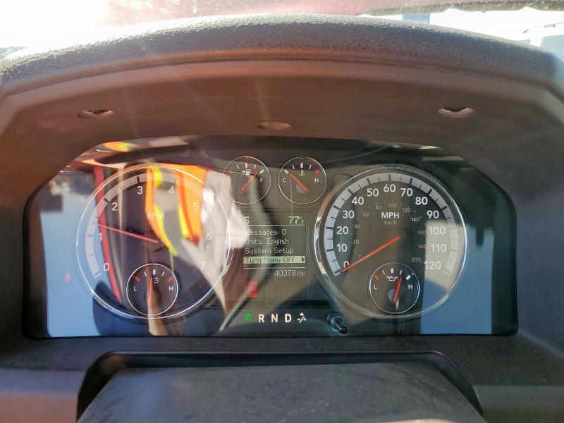 1C6RD7LT7CS327599 - 2012 DODGE RAM 1500 SLT MAROON photo 9