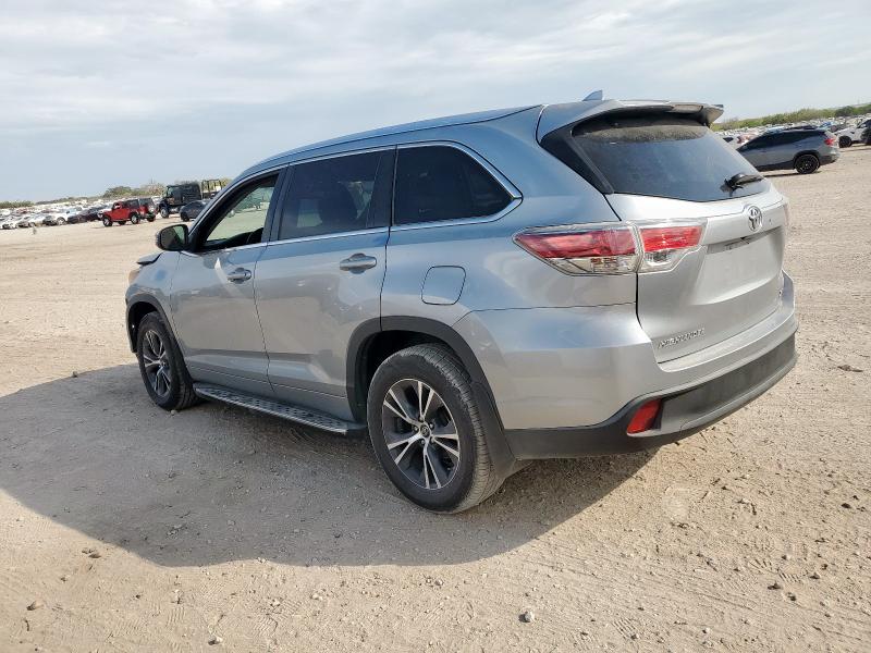 5TDKKRFH2GS154754 - 2016 TOYOTA HIGHLANDER XLE ვერცხლისფერი ფოტო 2