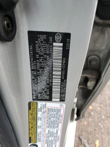 4T1BE32K34U940555 - 2004 TOYOTA CAMRY LE SILVER photo 12