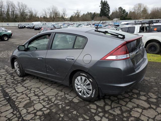 JHMZE2H39DS002504 - 2013 HONDA INSIGHT GRAY photo 2