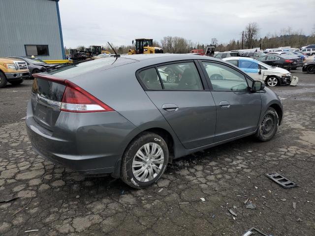 JHMZE2H39DS002504 - 2013 HONDA INSIGHT GRAY photo 3