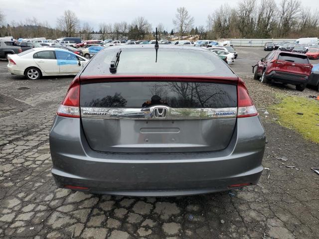 JHMZE2H39DS002504 - 2013 HONDA INSIGHT GRAY photo 6