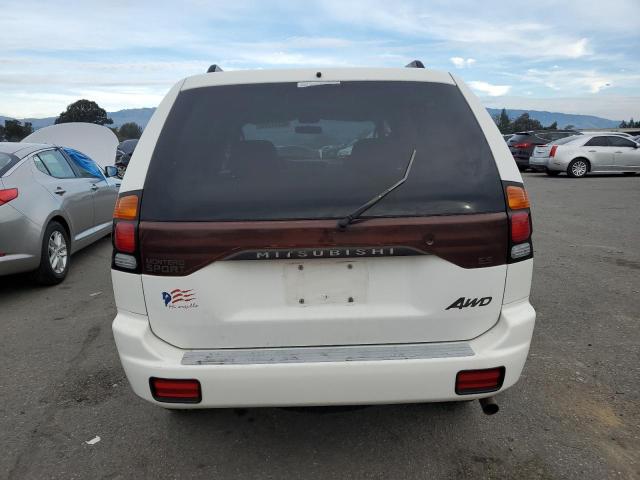 JA4MT21H42J048049 - 2002 MITSUBISHI MONTERO SPORT ES WHITE photo 6