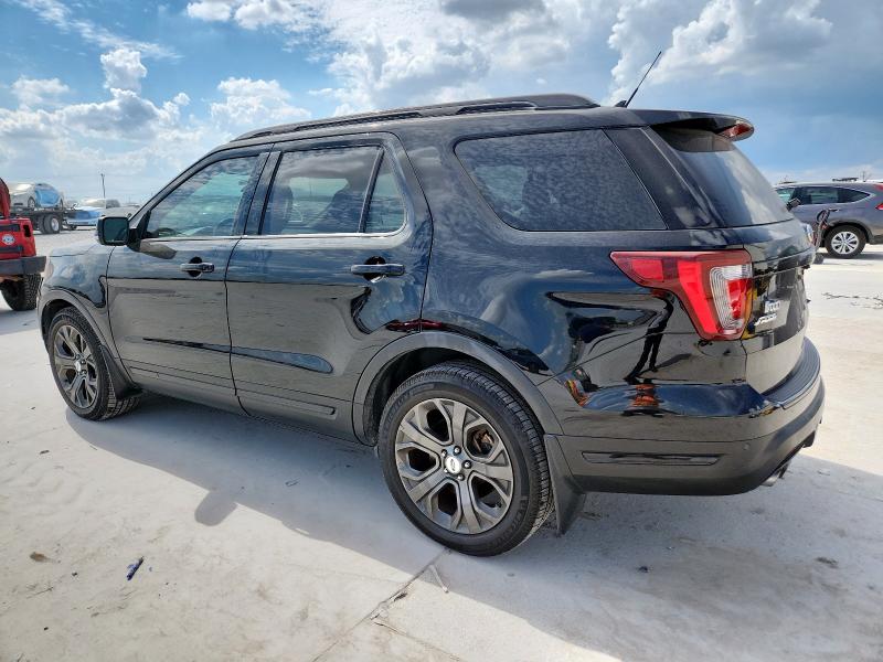 1FM5K8GT8JGC13863 - 2018 FORD EXPLORER SPORT Negro foto 2