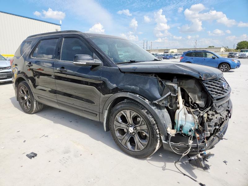 1FM5K8GT8JGC13863 - 2018 FORD EXPLORER SPORT Negro foto 4