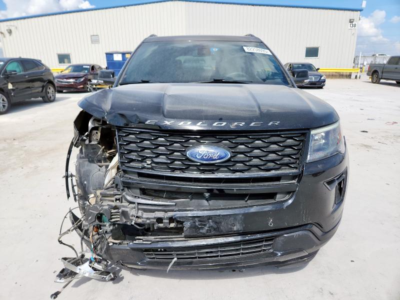 1FM5K8GT8JGC13863 - 2018 FORD EXPLORER SPORT Negro foto 5