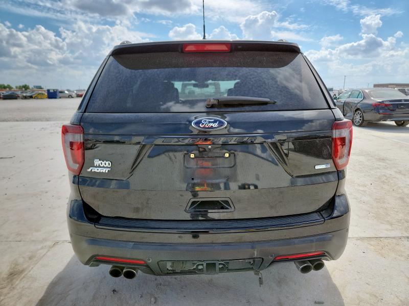 1FM5K8GT8JGC13863 - 2018 FORD EXPLORER SPORT Negro foto 6