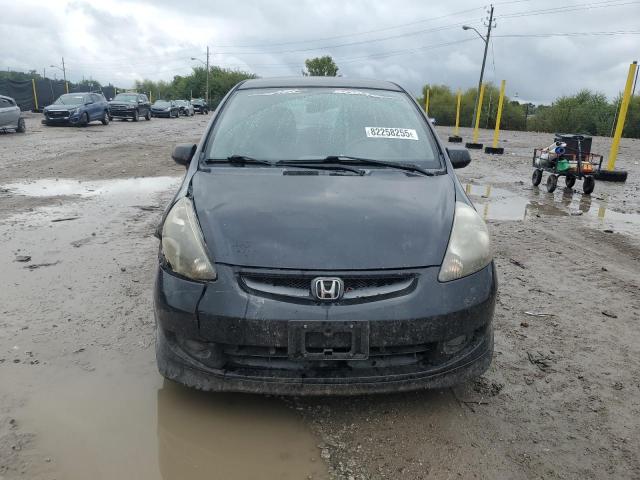 JHMGD38677S024970 - 2007 HONDA FIT S BLACK photo 5
