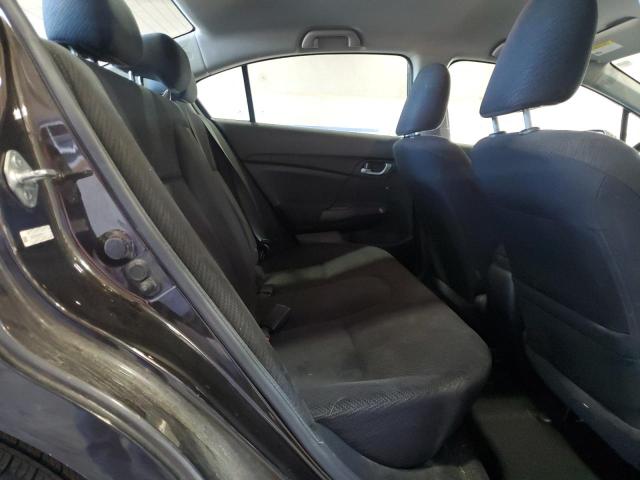 2HGFB2F55DH537114 - 2013 HONDA CIVIC LX BLACK photo 10