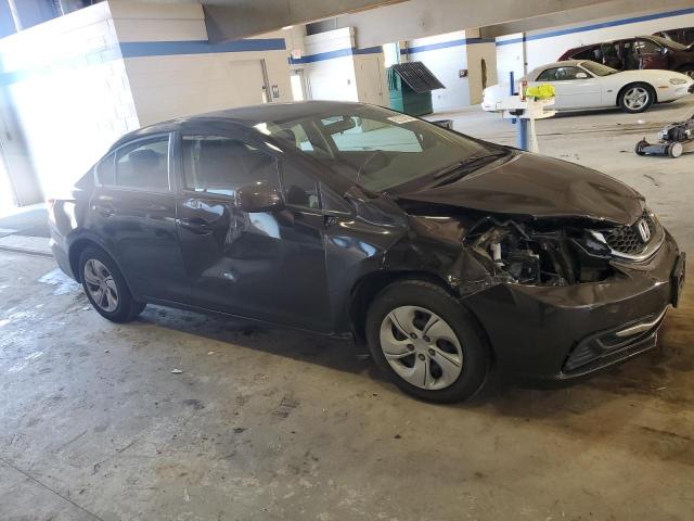 2HGFB2F55DH537114 - 2013 HONDA CIVIC LX BLACK photo 4