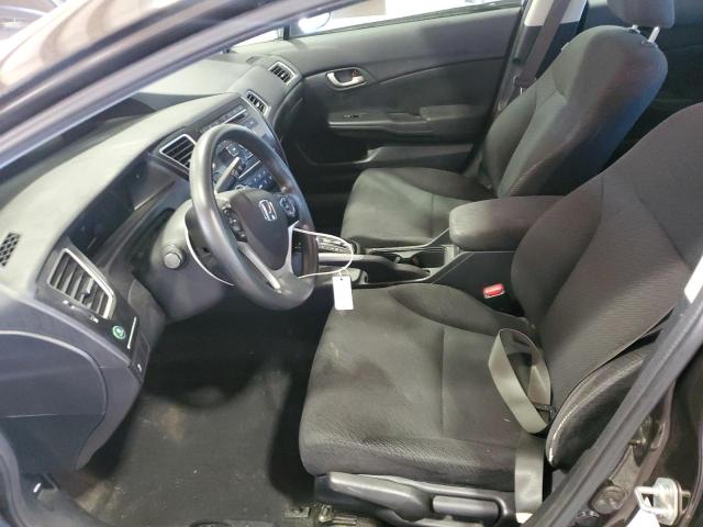 2HGFB2F55DH537114 - 2013 HONDA CIVIC LX BLACK photo 7