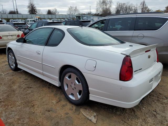 2G1WL16C579345770 - 2007 CHEVROLET MONTE CARL SS WHITE photo 2