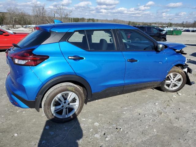 3N1CP5BV7PL513003 - 2023 NISSAN KICKS S BLUE photo 3