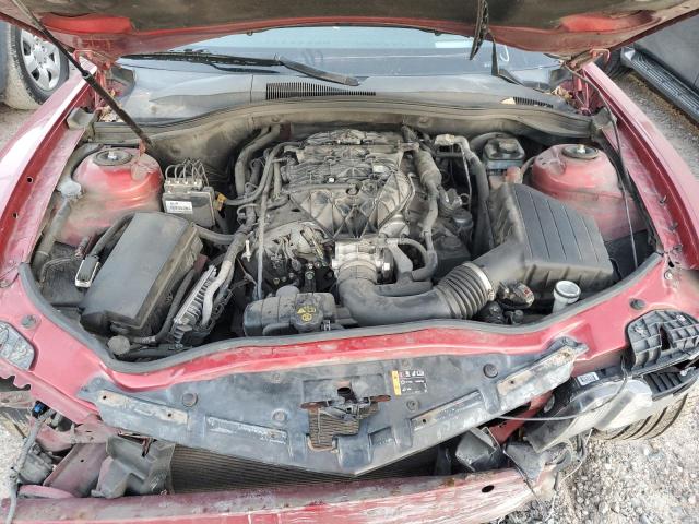 2G1FC1E36D9125079 - 2013 CHEVROLET CAMARO LT MAROON photo 11