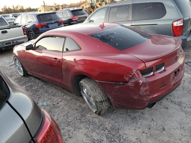 2G1FC1E36D9125079 - 2013 CHEVROLET CAMARO LT MAROON photo 2