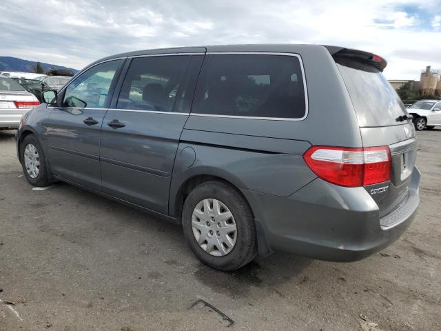 5FNRL38217B116454 - 2007 HONDA ODYSSEY LX GRAY photo 2