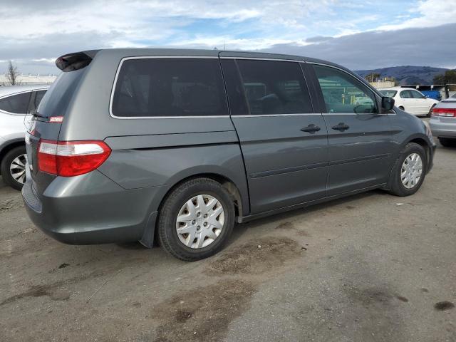 5FNRL38217B116454 - 2007 HONDA ODYSSEY LX GRAY photo 3