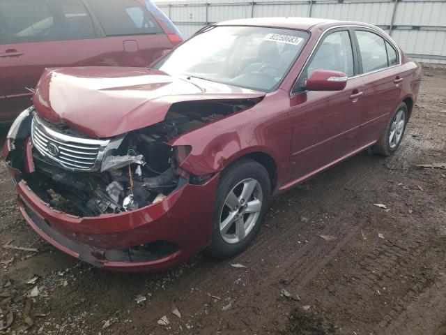 KNAGG4A87A5393888 - 2010 KIA OPTIMA LX RED photo 1