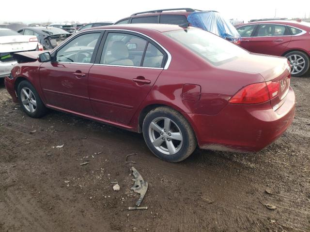 KNAGG4A87A5393888 - 2010 KIA OPTIMA LX RED photo 2