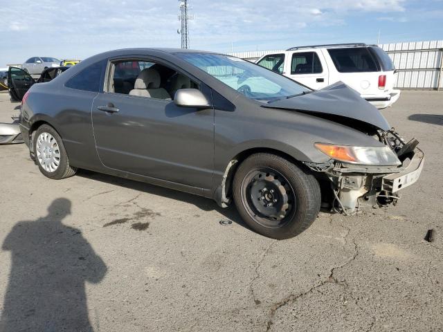 2HGFG11657H568203 - 2007 HONDA CIVIC LX GRAY photo 4