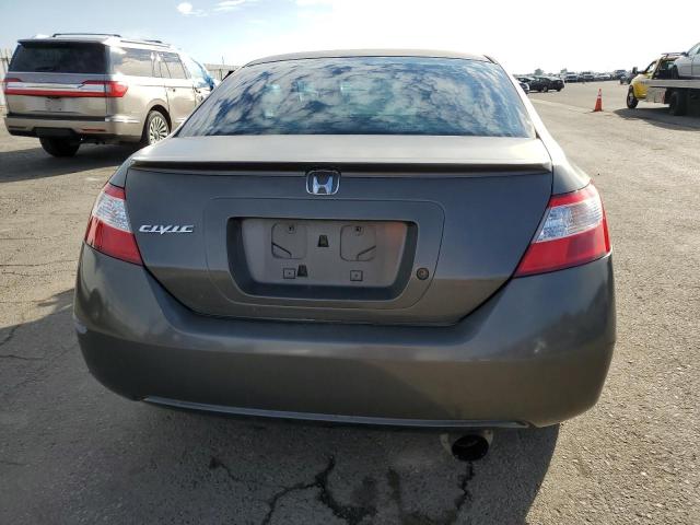 2HGFG11657H568203 - 2007 HONDA CIVIC LX GRAY photo 6