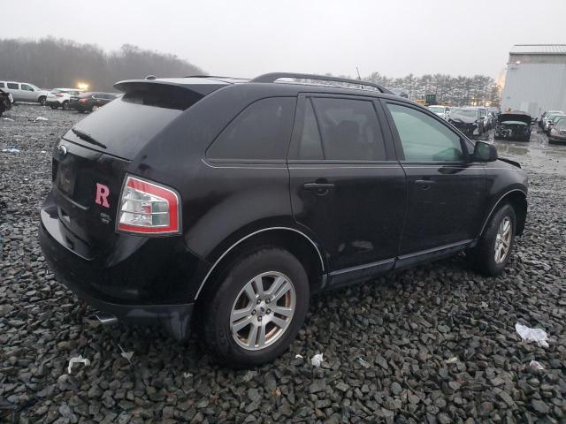 2FMDK48C68BA99107 - 2008 FORD EDGE SEL BLACK photo 3