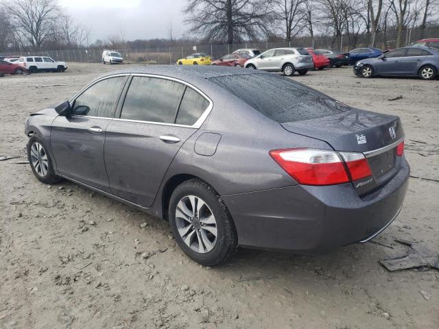 1HGCR2F38FA207840 - 2015 HONDA ACCORD LX GRAY photo 2