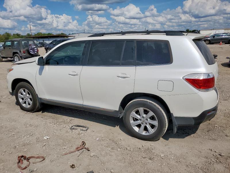 5TDZK3EH9CS079011 - 2012 TOYOTA HIGHLANDER BASE Biały zdjęcie 2