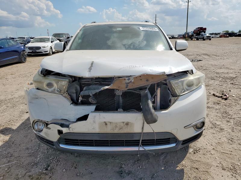 5TDZK3EH9CS079011 - 2012 TOYOTA HIGHLANDER BASE Biały zdjęcie 5