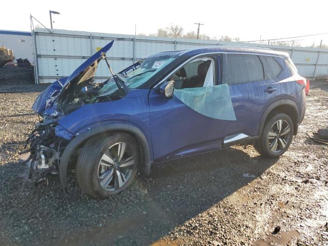 5N1BT3CB2NC730797 - 2022 NISSAN ROGUE SL BLUE photo 1