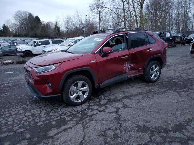 4T3D6RFV5MU008118 - 2021 TOYOTA RAV4 LIMITED MAROON photo 1