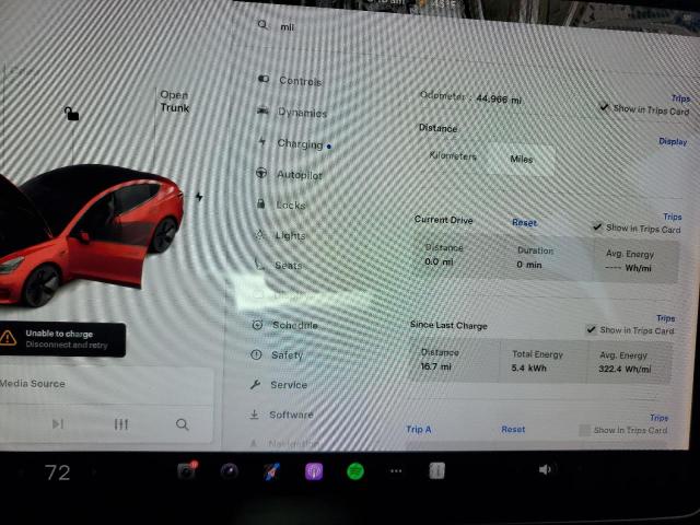 5YJ3E1EB4KF464850 - 2019 TESLA MODEL 3 RED photo 9
