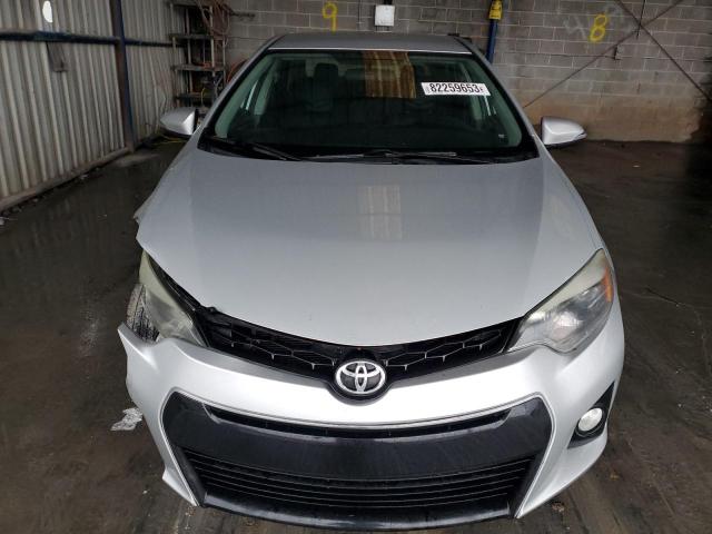 2T1BURHE4FC366124 - 2015 TOYOTA COROLLA L SILVER photo 5