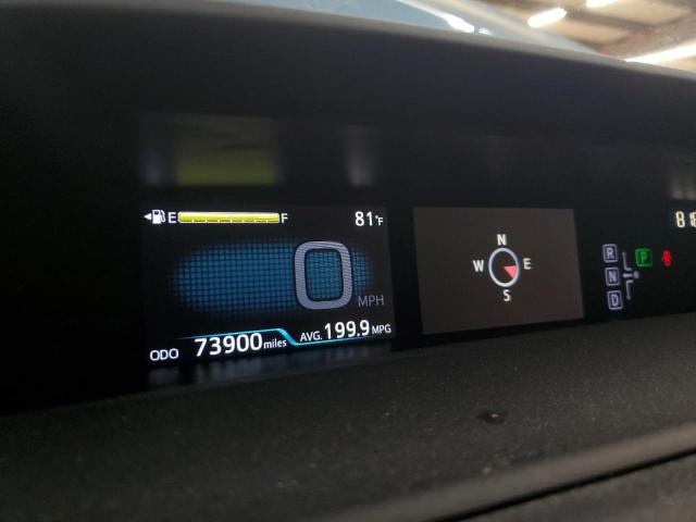 JTDKARFP0H3048087 - 2017 TOYOTA PRIUS PRIM Turkuaz fotoğraf 9