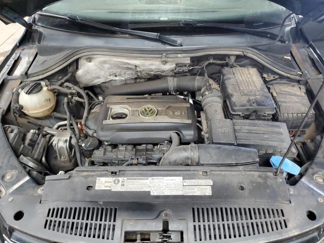 WVGBV7AX8CW523102 - 2012 VOLKSWAGEN TIGUAN S შავი ფოტო 12