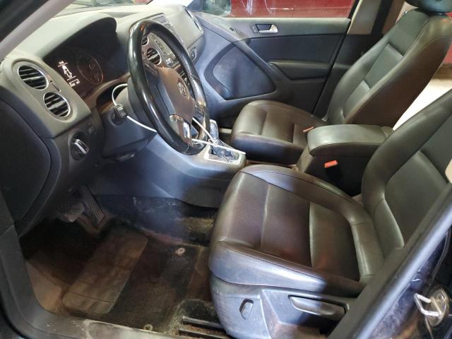 WVGBV7AX8CW523102 - 2012 VOLKSWAGEN TIGUAN S შავი ფოტო 7