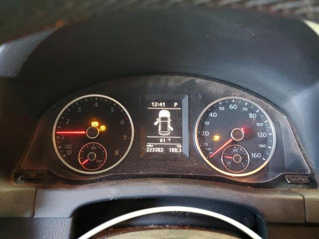 WVGBV7AX8CW523102 - 2012 VOLKSWAGEN TIGUAN S შავი ფოტო 9