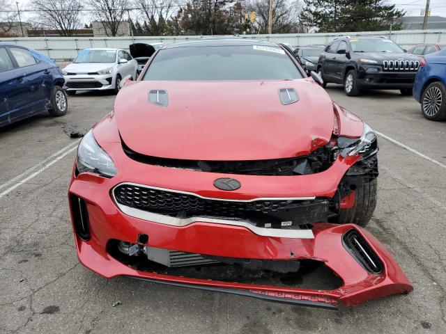 KNAE45LCXN6115736 - 2022 KIA STINGER GT1 RED photo 5