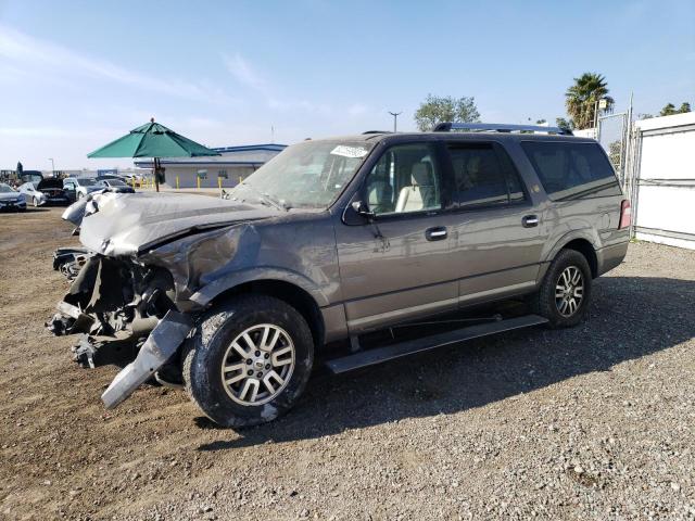 1FMJK1K51CEF34673 - 2012 FORD EXPEDITION EL LIMITED GRAY photo 1