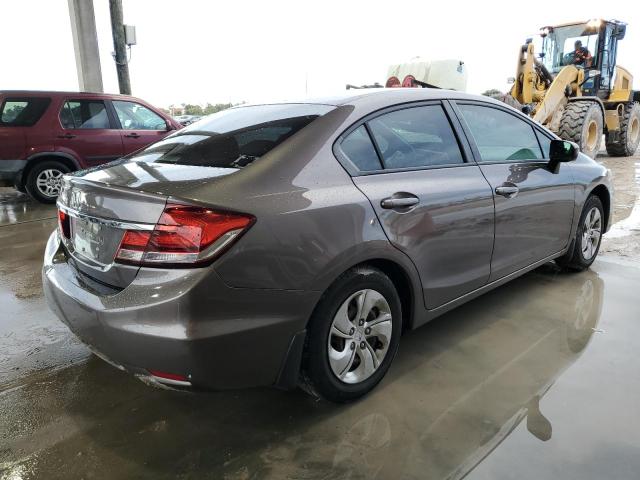 19XFB2F54FE116966 - 2015 HONDA CIVIC LX CHARCOAL photo 3