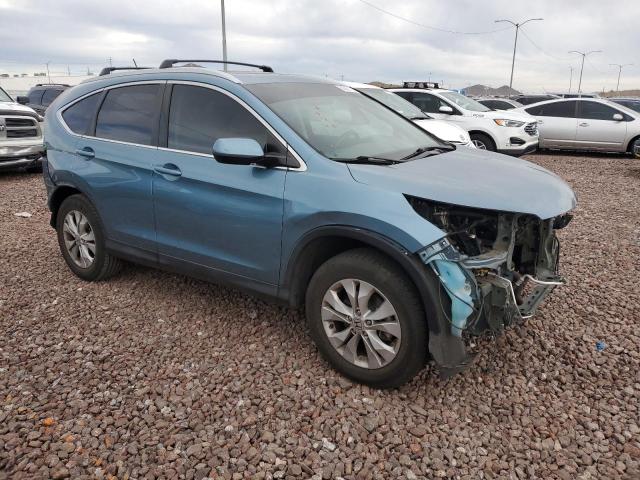 2HKRM3H74EH533641 - 2014 HONDA CR-V EXL BLUE photo 4