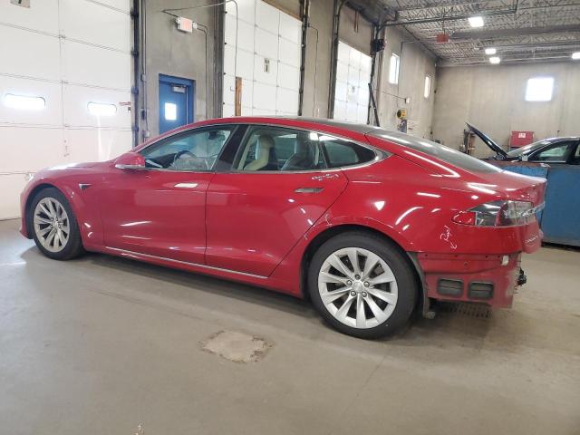 5YJSA1E23GF167972 - 2016 TESLA MODEL S 红色 照片 2