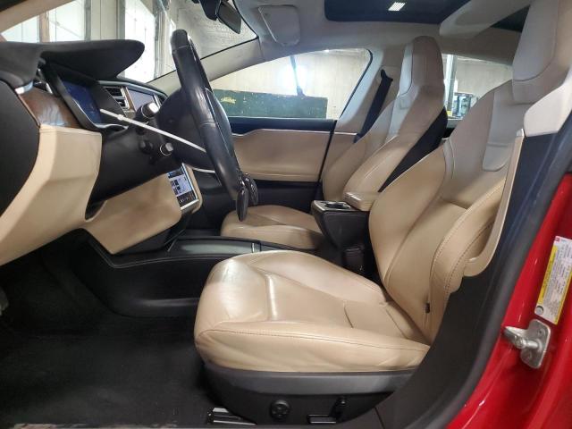 5YJSA1E23GF167972 - 2016 TESLA MODEL S 红色 照片 7