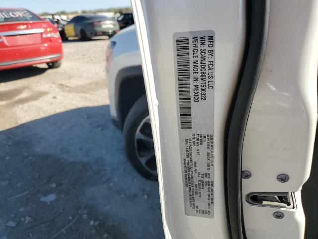 3C4NJDCB0MT500322 - 2021 JEEP COMPASS LIMITED Weiß Foto 12