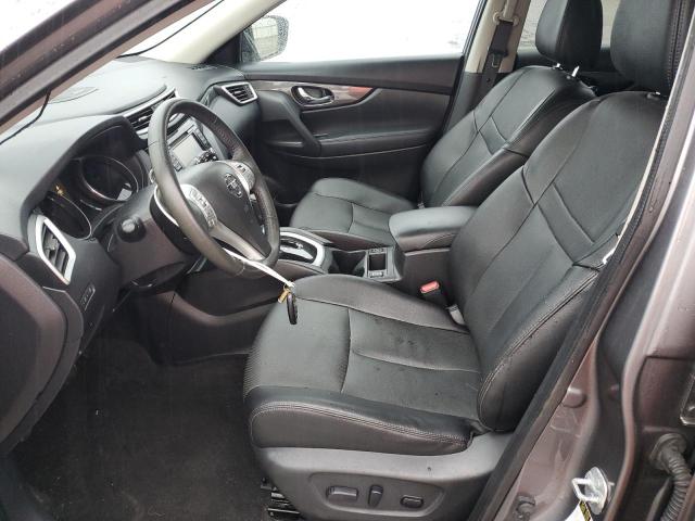 KNMAT2MV5GP683117 - 2016 NISSAN ROGUE S GRAY photo 7