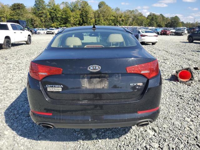 KNAGN4A70B5076405 - 2011 KIA OPTIMA EX BLACK photo 6