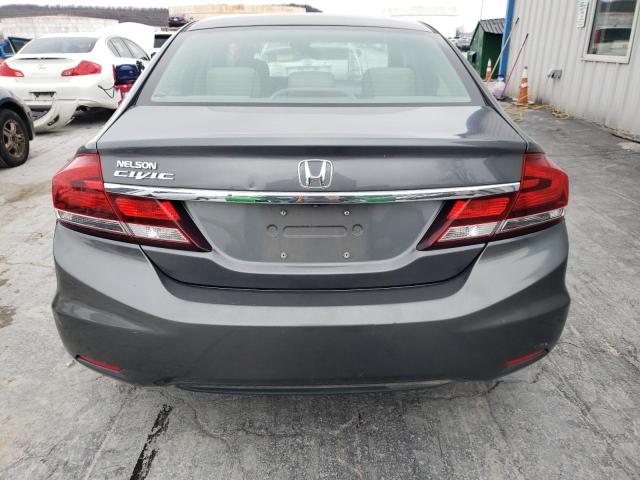 19XFB2F88DE058917 - 2013 HONDA CIVIC EX GRAY photo 6