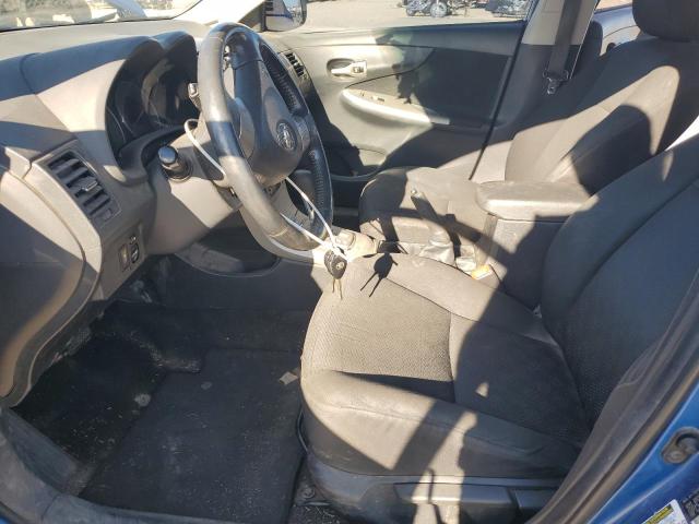 2T1BU4EE3AC527501 - 2010 TOYOTA COROLLA BASE أزرق صورة 7
