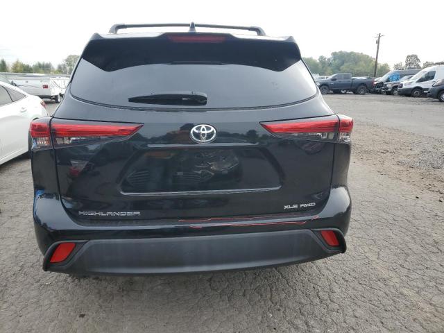 5TDHZRBH2NS163446 - 2022 TOYOTA HIGHLANDER XLE Siyah fotoğraf 6